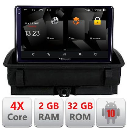 Navigatie Audi Q3 2011-2018 Android Ecran 720P Quad Core 2+32 carplay android auto