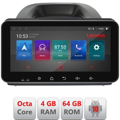 Navigatie Ford Ecosport 2017-2019 Android radio gps internet Octa Core 4+64 LTE ecran de 10.33' wide KIT-ecosport2018+EDT-E511-pro