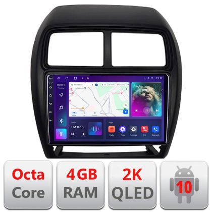 Navigatie Mitsubishi ASX 2017-2021 model facelift Android ecran Qled 2K Octa core 4+32 Kit-026-facelift+EDT-E409-2K