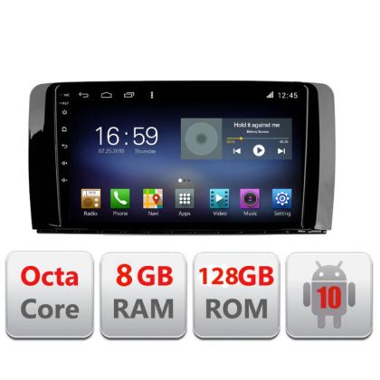 Navigatie MERCEDES R CLASS F-215 Octa Core cu Android Radio Bluetooth Internet GPS WIFI DSP 8+128GB 4G