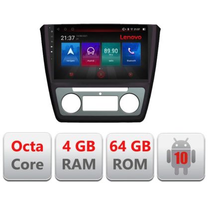 Navigatie Skoda Yeti 2009-2014 E-YETI Octa Core cu Android Radio Bluetooth Internet GPS WIFI DSP 4+64GB 4G