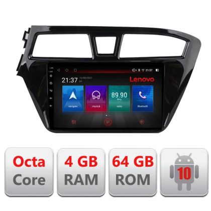 Navigatie HHyundai i20 2015-2018 E-517 Octa Core cu Android Radio Bluetooth Internet GPS WIFI DSP 4+64GB 4G