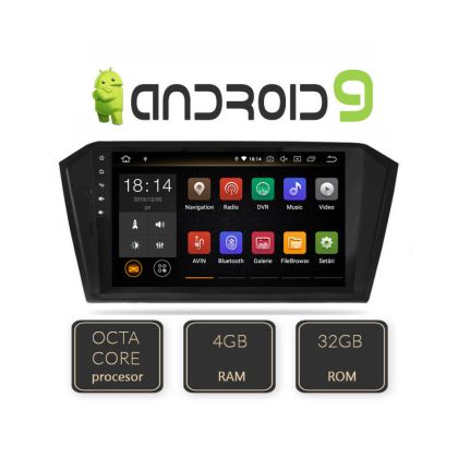 Navigatie VW Passat 2015- EDT-G1048-8CORE cu Android GPS USB Radio Internet Bluetooth Octa Core