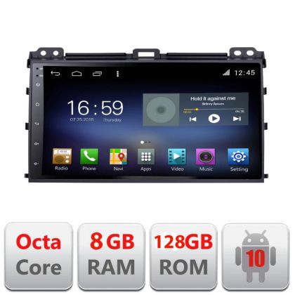 Navigatie TOYOTA Prado 2004-2009 F-456 Octa Core cu Android Radio Bluetooth Internet GPS WIFI DSP 8+128GB 4G