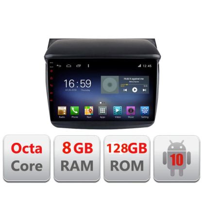 Navigatie MITSUBISHI L200/PAJERO 2006-2013 F-094 Octa Core cu Android Radio Bluetooth Internet GPS WIFI DSP 8+128GB 4G