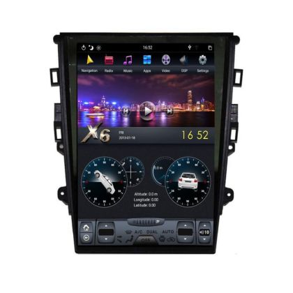 Navigatie Ford Mondeo EDT-T377-PX6 cu Android GPS Bluetooth Radio Internet procesor Six Core si ecran tip Tesla