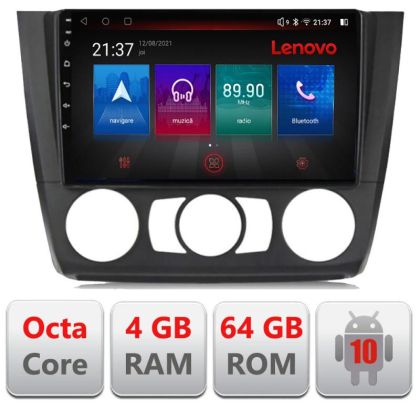 Navigatie BMW Seria 1 E87 2007-2011 clima manuala E-bmw117-manual Octa Core cu Android Radio Bluetooth Internet GPS WI