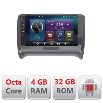 Navigatie Audi TT 2004-2011 C-078 Octa Core cu Android Radio Bluetooth Internet GPS WIFI 4+32GB