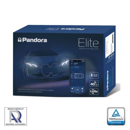 Pandora Elite - alarma auto super FULL - PAGER + SMART prin GSM(4G)  si pager 433Mhz, GPS de precizie maxima