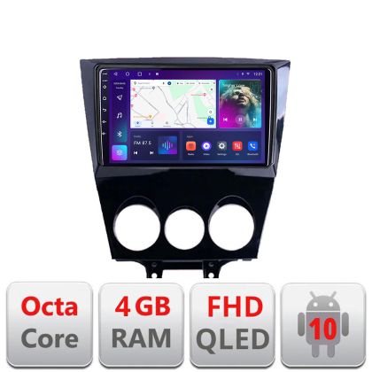 Navigatie Mazda RX8 2003-2008  Android Ecran QLED octa core 4+64 carplay android auto kit-rx8-03+EDT-E309V3