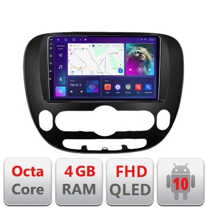 Navigatie Kia Soul 2014-2019 Android radio gps internet quad core 4+64 carplay android auto Kit-soul-2014+EDT-E309v3