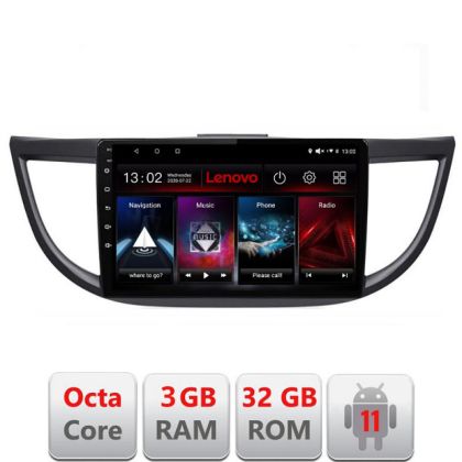 Navigatie Honda CRV 2012-2016 D-469 Octa Core cu Android Radio Bluetooth Internet GPS WIFI DSP 3+32 GB 4G KIT-4 LENOVO LITE