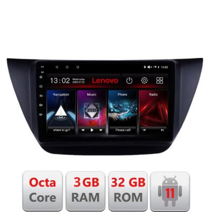 Navigatie Mitubishi Lancer 2001-2007 D-LANCER07 Octa Core cu Android Radio Bluetooth Internet GPS WIFI DSP 3+32 LENOVO LITE