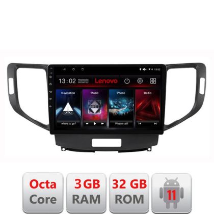 Navigatie Honda Accord 2008-2012 D-8951 Octa Core cu Android Radio Bluetooth Internet GPS WIFI DSP 3+32 GB 4G K LENOVO LITE