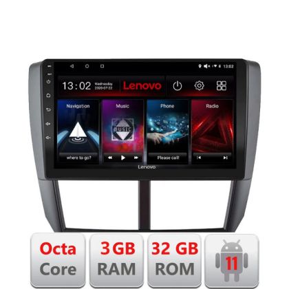 Navigatie Subaru Forester 2007-2013 D-SU01 Octa Core cu Android Radio Bluetooth Internet GPS WIFI DSP 3+32 GB 4 LENOVO LITE