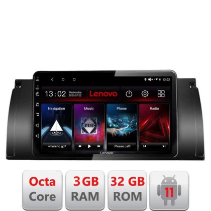 Navigatie BMW E39 si E53 D-082 Octa Core cu Android Radio Bluetooth Internet GPS WIFI DSP 3+32 GB 4G KIT-082+ED LENOVO LITE