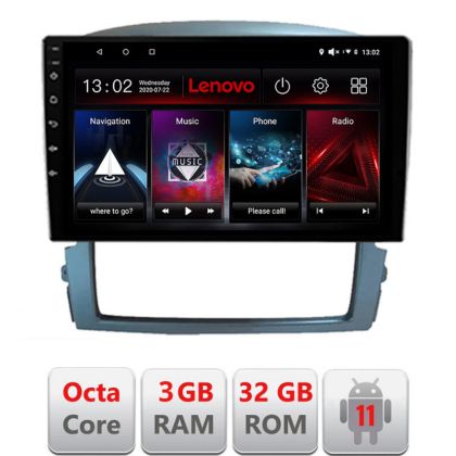 Navigatie Kia Sorento 2002-2008 Android radio gps internet Octa Core 3+32 Kit-sorento2002+EDT-E509-lite LENOVO LITE