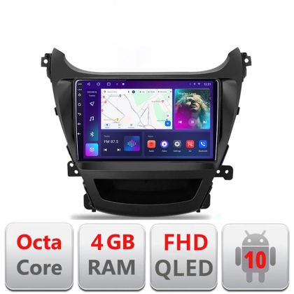 Navigatie HHyundai Elantra 2013-2015 B-359 Android Ecran QLED octa core 4+64 carplay android auto KIT-359+EDT-E309V3