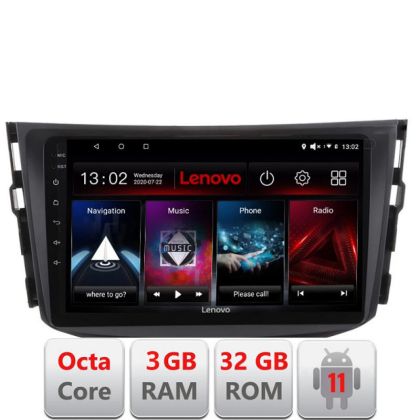 Navigatie Toyota RAV4 2008-2012 D-018 Octa Core cu Android Radio Bluetooth Internet GPS WIFI DSP 3+32 GB 4G KIT LENOVO LITE