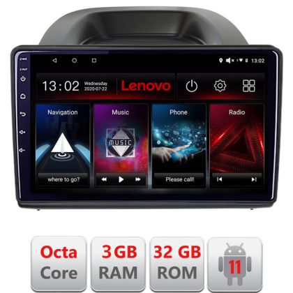 Navigatie Ford Ecosport 2017-2019 Android radio gps internet Octa Core 3+32 KIT-ecosport2018+EDT-E510 LENOVO LITE