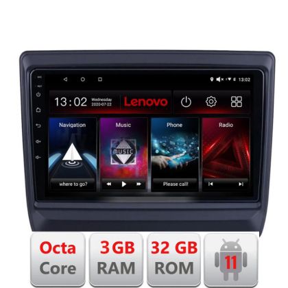 Navigatie Isuzu D-Max 2020- D-DMAX20 Octa Core cu Android Radio Bluetooth Internet GPS WIFI DSP 3+32 GB 4G KIT- LENOVO LITE