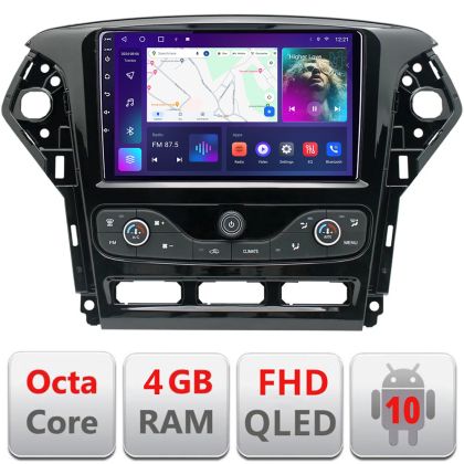 Navigatie Ford Mondeo 2011-2014 Android radio gps internet quad core 4+64 carplay android auto KIT-mondeo-nav-10+EDT-E309v3