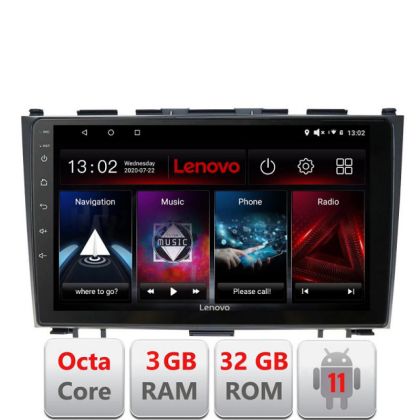 Navigatie Honda CR-V 2006-2012 D-009 Octa Core cu Android Radio Bluetooth Internet GPS WIFI DSP 3+32 GB 4G KIT- LENOVO LITE