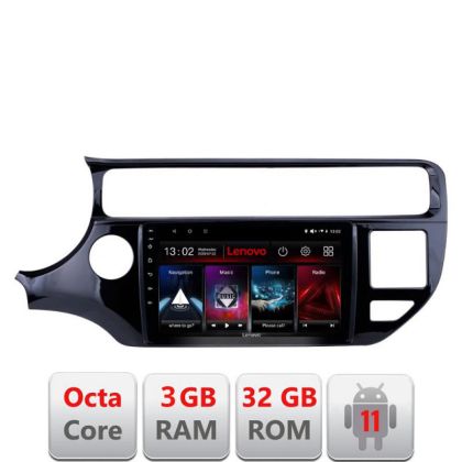 Navigatie Kia Rio 2014-2017 D-504 Octa Core cu Android Radio Bluetooth Internet GPS WIFI DSP 3+32 GB 4G KIT-504 LENOVO LITE