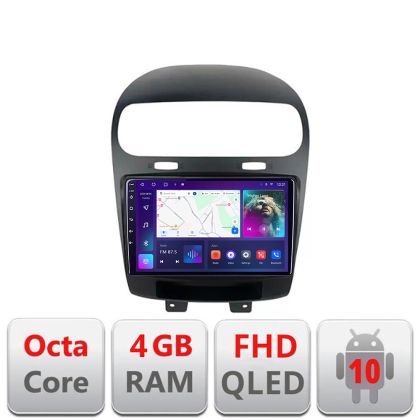 Navigatie Fiat Freemont Dodge Journey 2012-2019 Android Ecran QLED octa core 4+64 carplay android auto KIT-freemont+EDT-E309V3