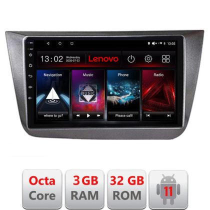 Navigatie Seat Altea 2005-2014 Android radio gps internet Octa Core 3+32 Kit-altea+EDT-E509-lite LENOVO LITE