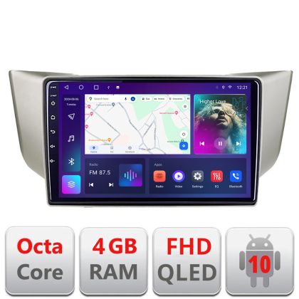 Navigatie Lexus RX 2003-2009 B- rx-03 Android Ecran QLED octa core 4+64 carplay android auto kit-rx-03+EDT-E309V3