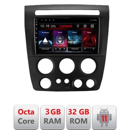 Navigatie Hummer H3 Octa Core cu Android Radio Bluetooth Internet GPS WIFI DSP 3+32 GB 4G KIT-H3+EDT-E509-LITE LENOVO LITE