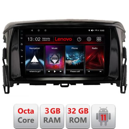 Navigatie Mitsubishi Eclipse Cross 2017- Android radio gps internet Octa Core 3+32 Kit-cross-eu+EDT-E509-lite LENOVO LITE