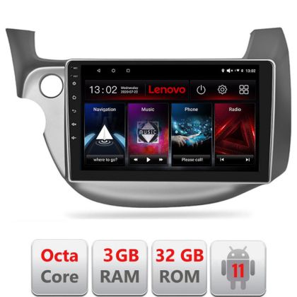 Navigatie Honda Fit 2008-2013 Android radio gps internet Octa Core 3+32 Kit-fit-08+EDT-E509-lite LENOVO LITE