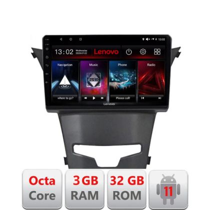 Navigatie Ssangyong Korando 2014-2019 D-1159 Octa Core cu Android Radio Bluetooth Internet GPS WIFI DSP 3+32 GB LENOVO LITE