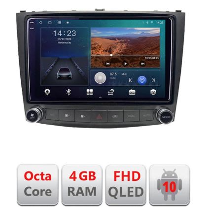 Navigatie Lexus IS 2005-2011 B- IS Android Ecran QLED octa core 4+64 carplay android auto kit-IS+EDT-E310V3