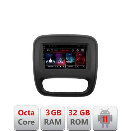 Navigatie Renault Trafic 2014-2017 D-rt09 Octa Core cu Android Radio Bluetooth Internet GPS WIFI DSP 3+32 GB 4G LENOVO LITE