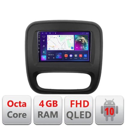 Navigatie Renault Trafic 2014-2017 B-rt09 Android Ecran QLED octa core 4+64 carplay android auto kit-rt09+EDT-E309V3