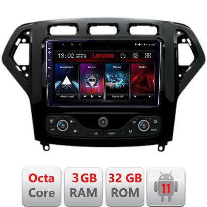 Navigatie Ford Mondeo 2007-2010 Android radio gps internet Octa Core 3+32 KIT-mondeo-nav-07+EDT-E509 LENOVO LITE