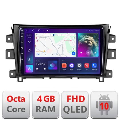 Navigatie NIssan Navara 2017- B-NAVARA17 Android Ecran QLED octa core 4+64 carplay android auto KIT-navara17+EDT-E309V3