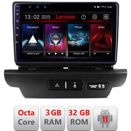 Navigatie Kia Ceed 2018-2020 Android radio gps internet Octa Core 3+32 KIT-ceed18+EDT-E509 LENOVO LITE