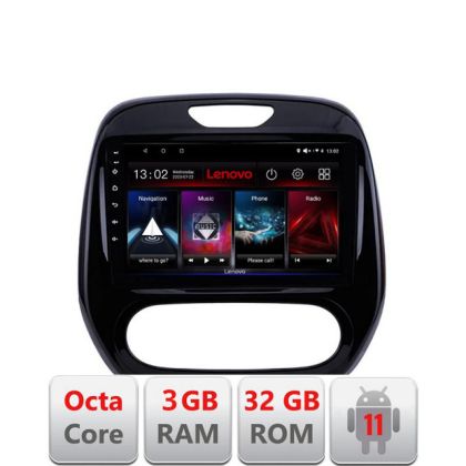 Navigatie Renault Captur D-CAPTUR Octa Core cu Android Radio Bluetooth Internet GPS WIFI DSP 3+32 GB 4G KIT-CAP LENOVO LITE