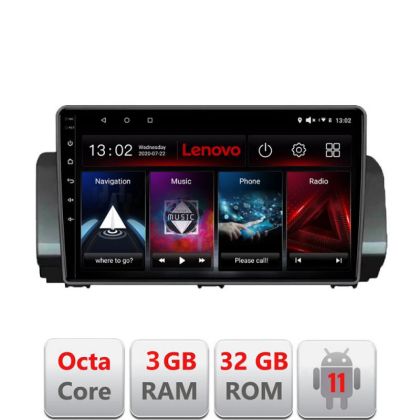 Navigatie Dacia Logan Sandero Jogger fara ecran de fabrica Octa Core cu Android Radio Bluetooth 3+32GB LENOVO LITE