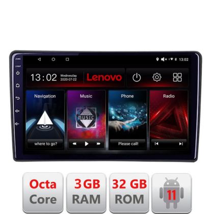 Navigatie Fiat Tipo 2020- Android radio gps internet Octa Core 3+32 Kit-tipo2022+EDT-E509-lite LENOVO LITE