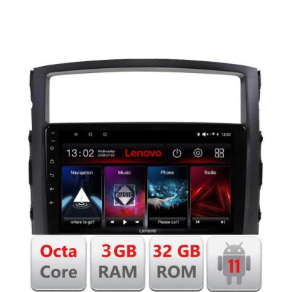 Navigatie Mitsubishi Pajero D-452 Octa Core cu Android Radio Bluetooth Internet GPS WIFI DSP 3+32 GB 4G KIT-452 LENOVO LITE