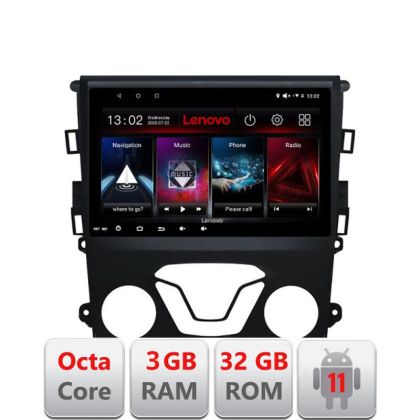 Navigatie Ford Mondeo 2013-2020 D-377 Octa Core cu Android Radio Bluetooth Internet GPS WIFI DSP 3+32 GB 4G KIT LENOVO LITE