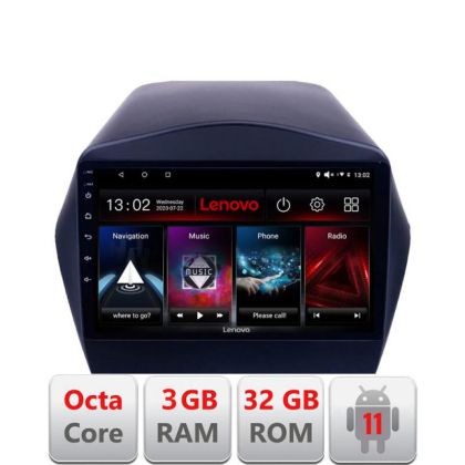 Navigatie HHyundai IX35 D-361 Octa Core cu Android Radio Bluetooth Internet GPS WIFI DSP 3+32 GB 4G KIT-361+EDT- LENOVO LITE