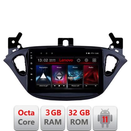 Navigatie Opel Corsa 2013-2016 D-corsa Octa Core cu Android Radio Bluetooth Internet GPS WIFI DSP 3+32 GB 4G ki LENOVO LITE