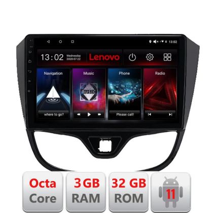 Navigatie Opel Karl 2017- D-karl Octa Core cu Android Radio Bluetooth Internet GPS WIFI DSP 3+32 GB 4G kit-karl LENOVO LITE