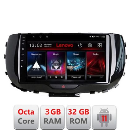 Navigatie Kia Soul 2020- D-soul Octa Core cu Android Radio Bluetooth Internet GPS WIFI DSP 3+32 GB 4G kit-soul+ LENOVO LITE